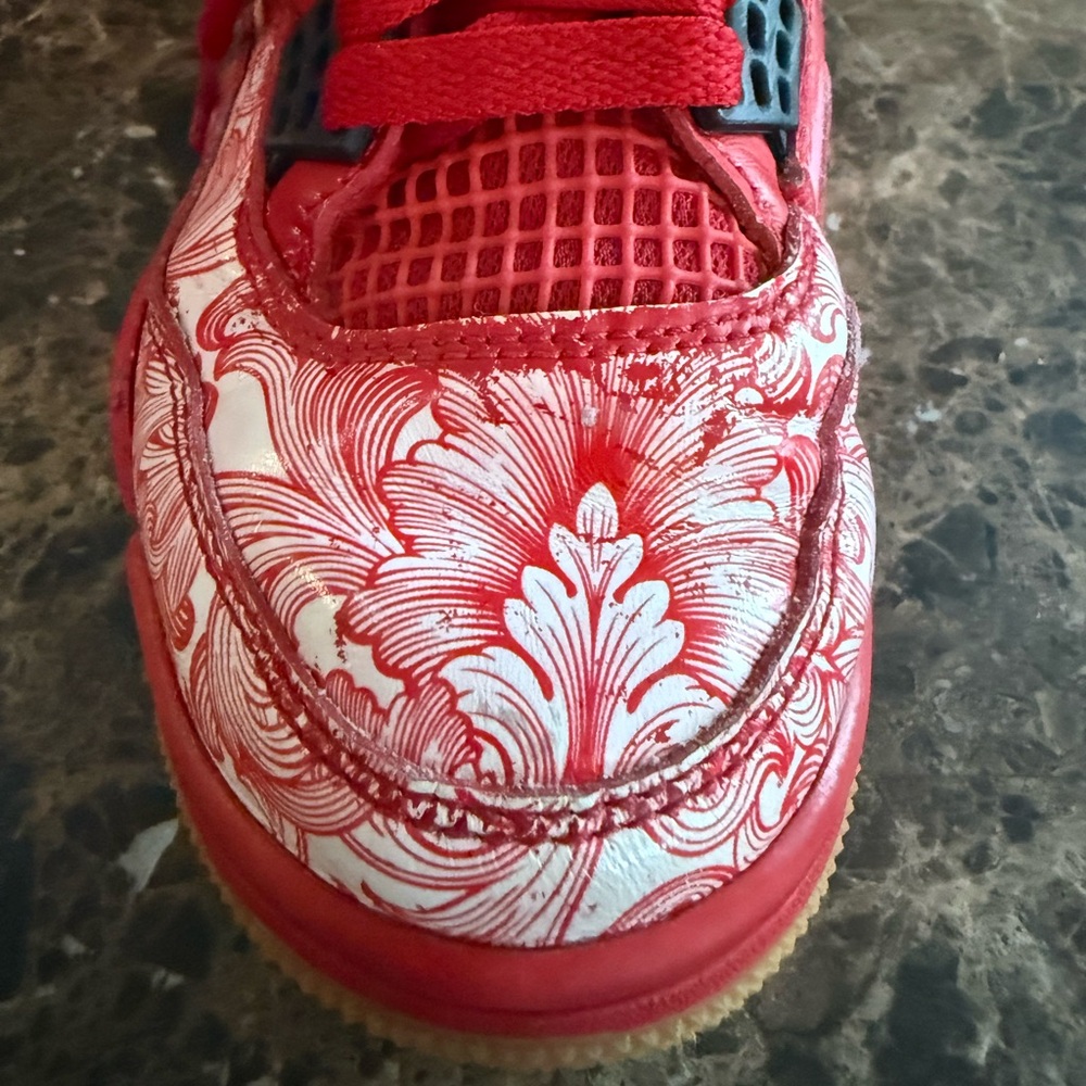 Nike. Wmns Air Jordan 4 Retro NRG 'Singles Day'’. Size 5.5. - Picture 5 of 16